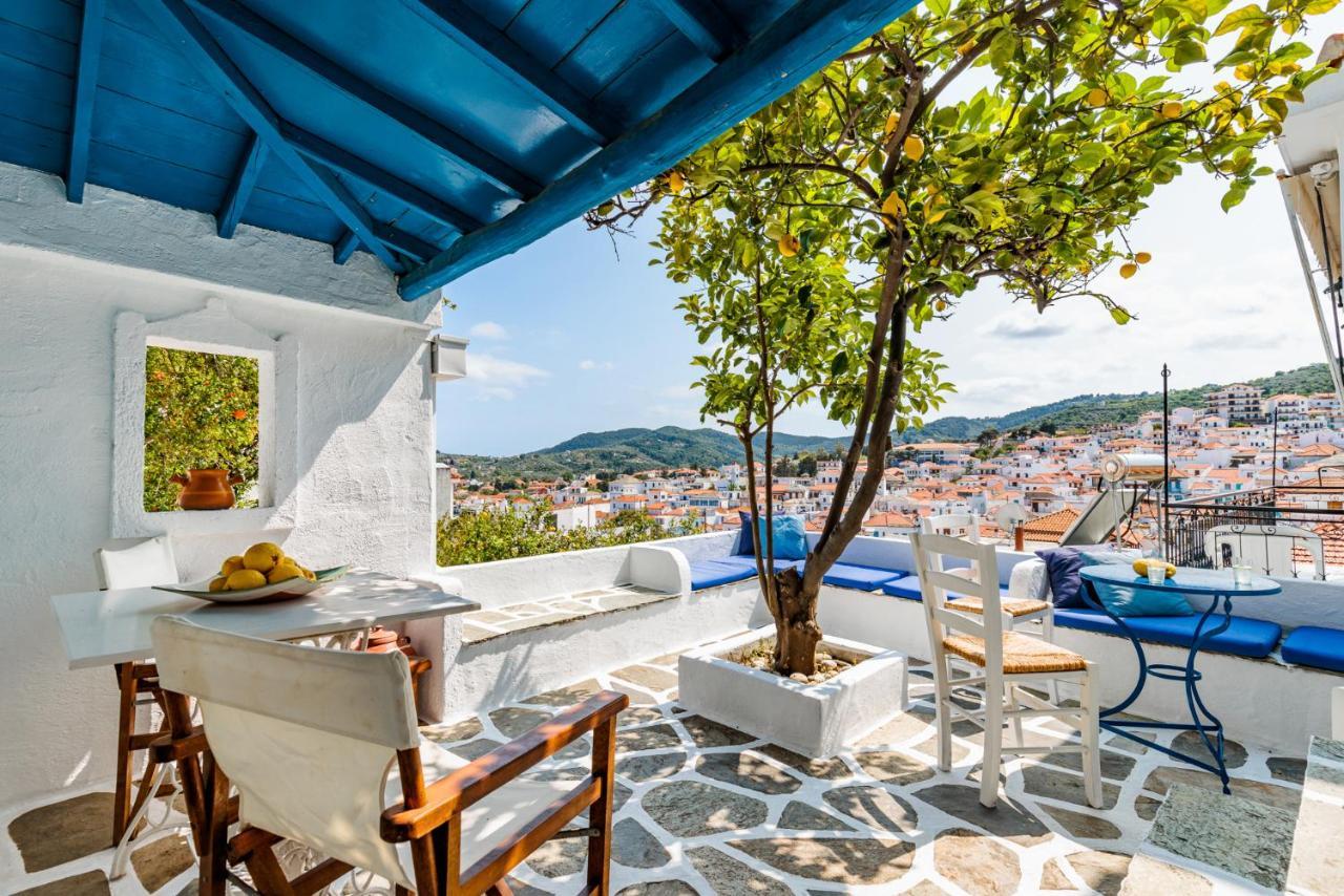 The Lemon Tree House Villa Skopelos Town Bagian luar foto