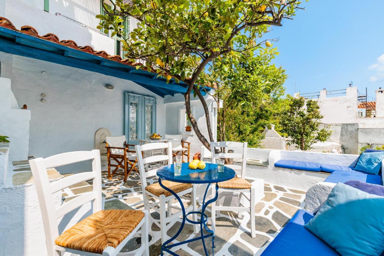 The Lemon Tree House Villa Skopelos Town Bagian luar foto