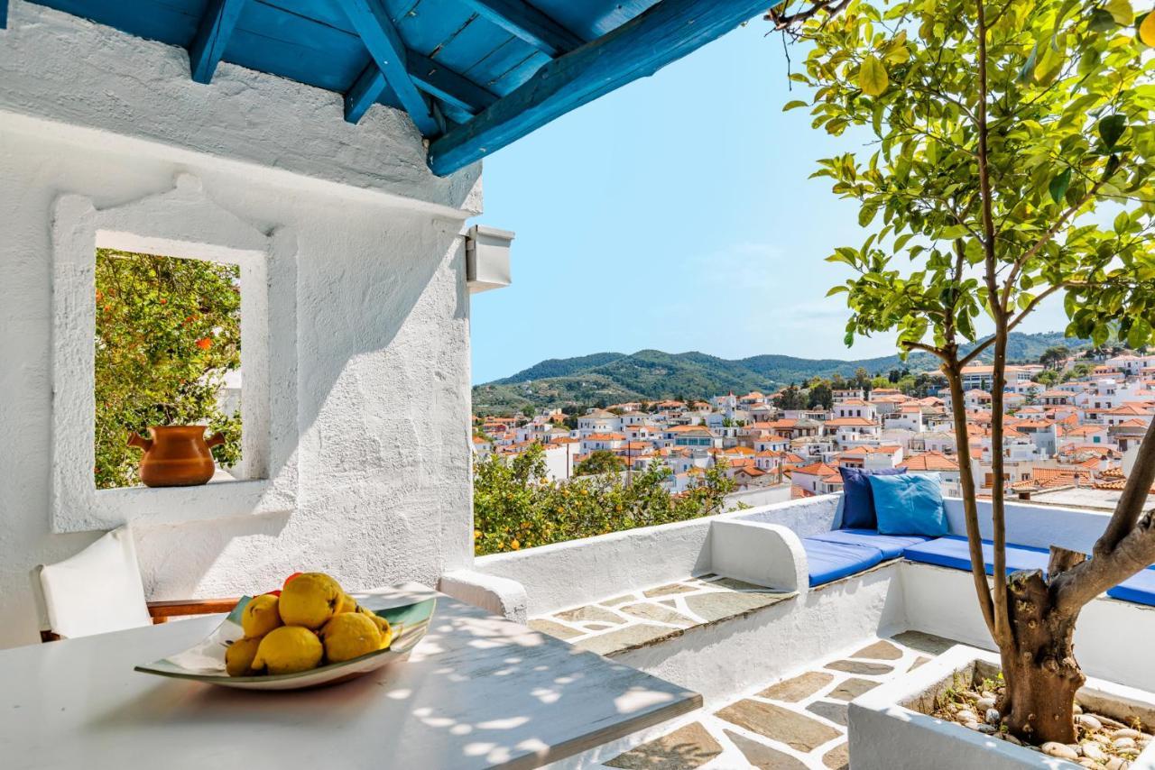 The Lemon Tree House Villa Skopelos Town Bagian luar foto