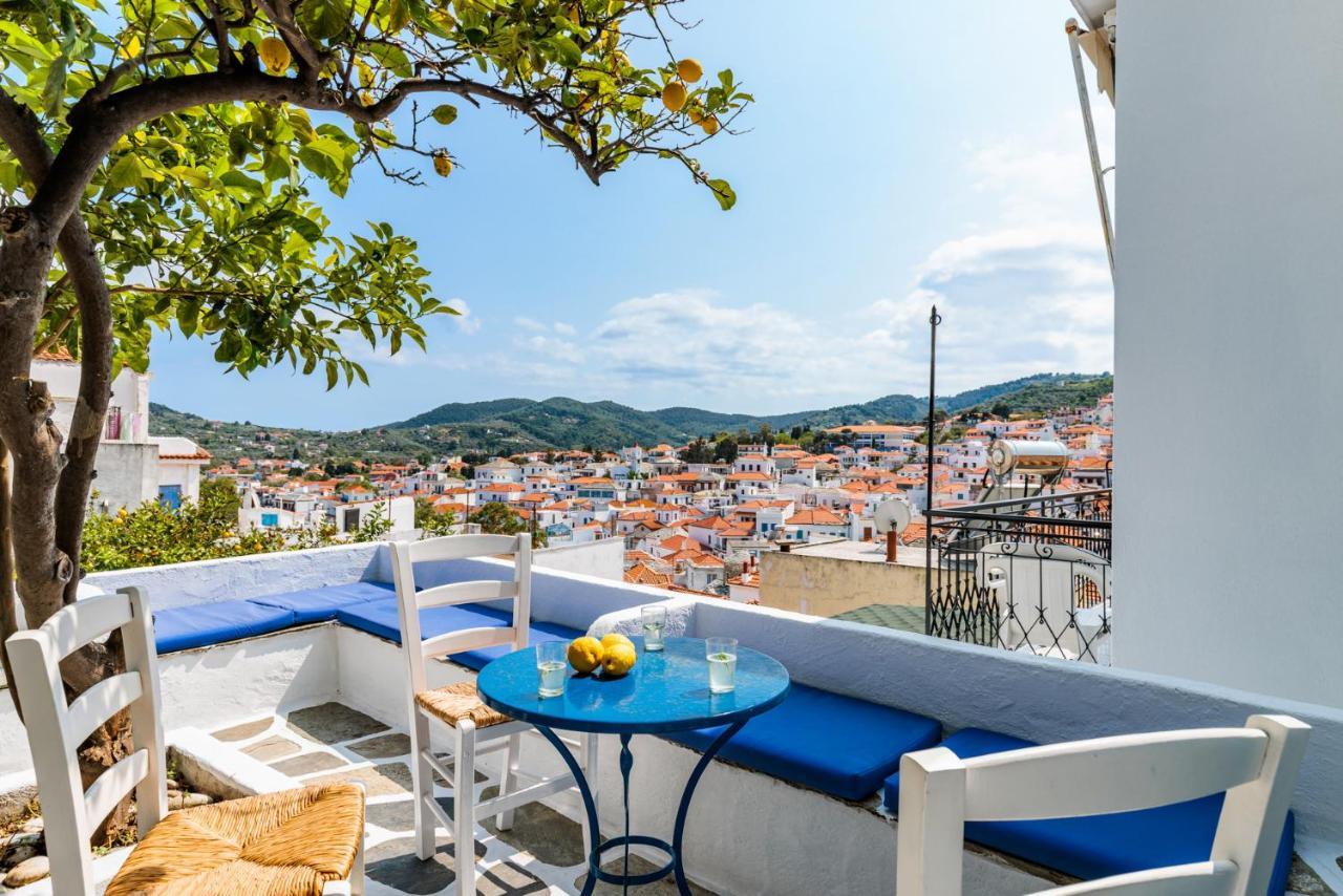 The Lemon Tree House Villa Skopelos Town Bagian luar foto
