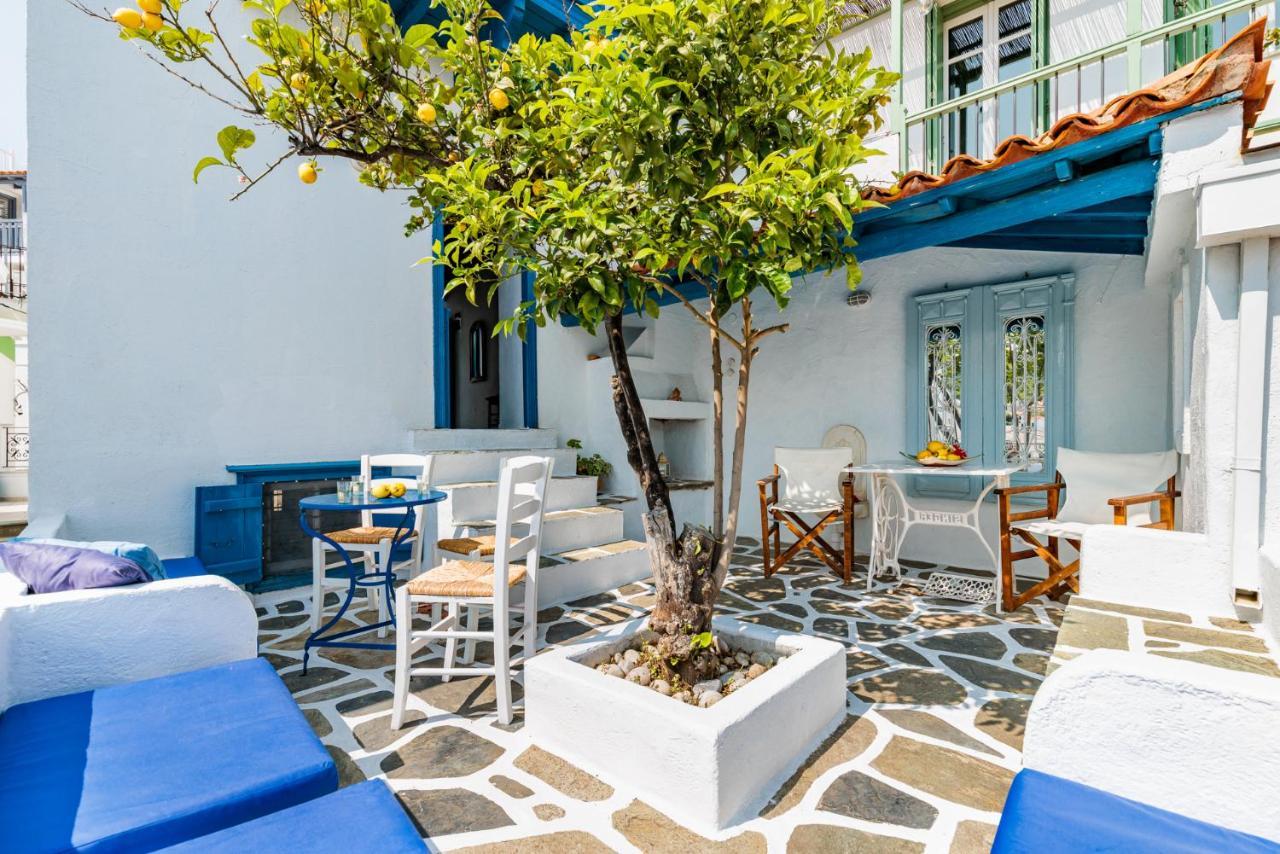 The Lemon Tree House Villa Skopelos Town Bagian luar foto